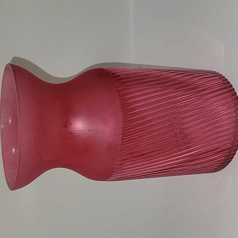 Home accents By DECOWRAPS 9.4" Cranberry Vase